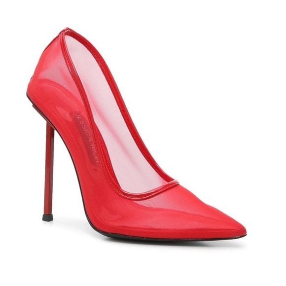 Jessica Classic Red Stiletto Heels fetish size 40 us 9 - Picture 1 of 8